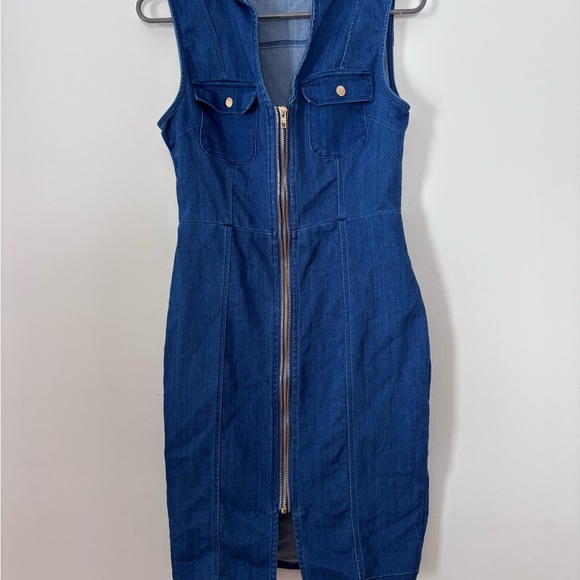 Haute Monde Dresses & Skirts - Haute Monde Indigo Denim Dress Size S